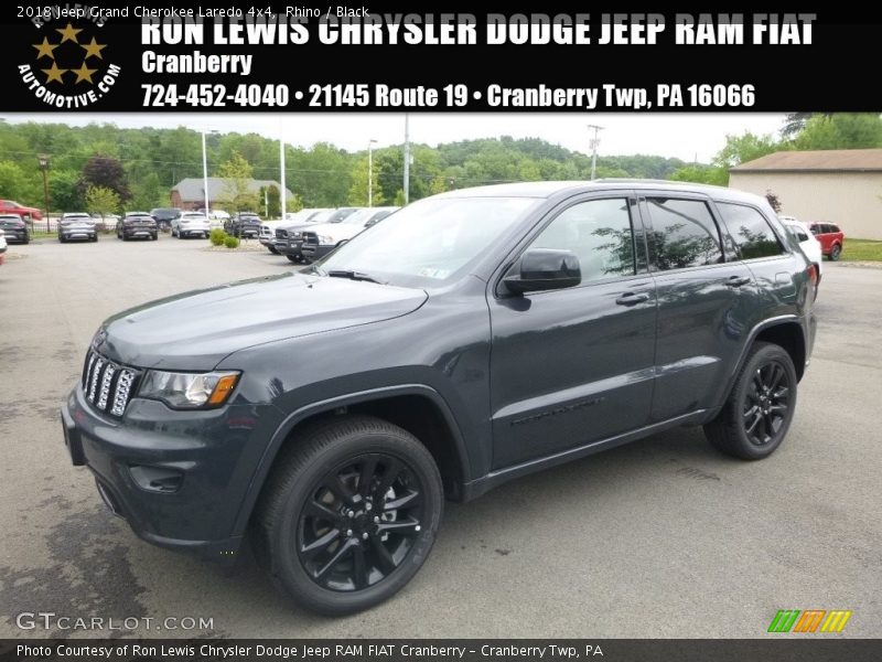 Rhino / Black 2018 Jeep Grand Cherokee Laredo 4x4