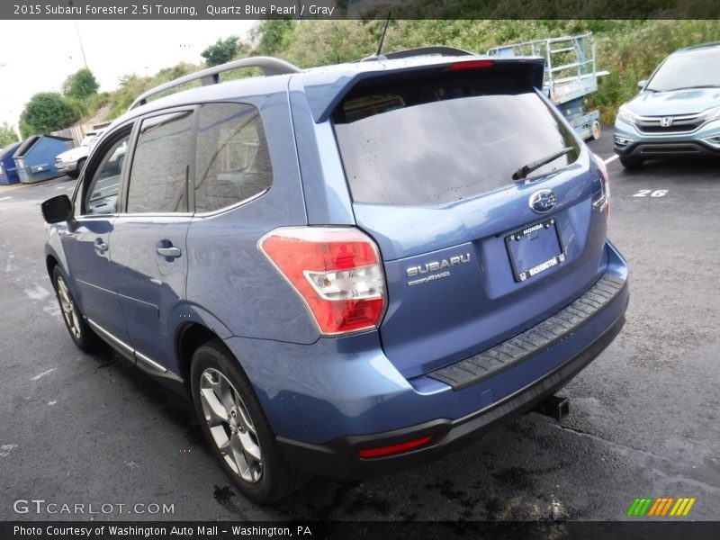Quartz Blue Pearl / Gray 2015 Subaru Forester 2.5i Touring