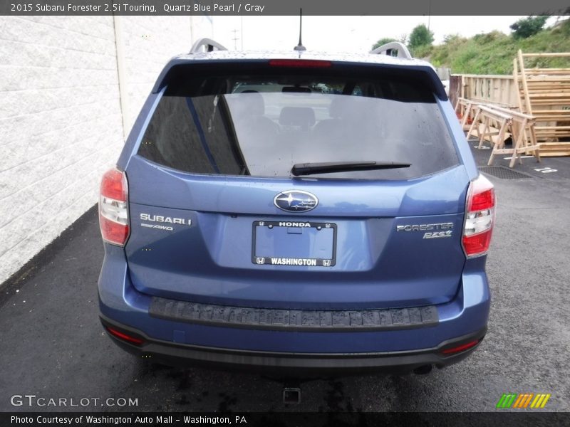 Quartz Blue Pearl / Gray 2015 Subaru Forester 2.5i Touring