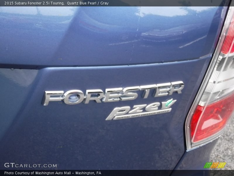 Quartz Blue Pearl / Gray 2015 Subaru Forester 2.5i Touring