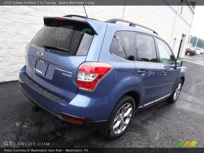 Quartz Blue Pearl / Gray 2015 Subaru Forester 2.5i Touring