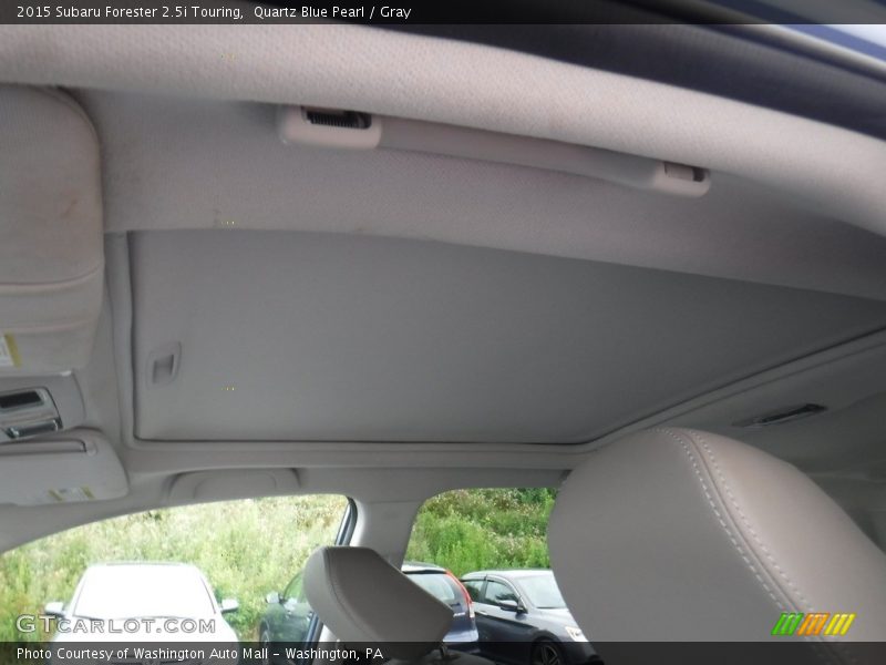 Quartz Blue Pearl / Gray 2015 Subaru Forester 2.5i Touring