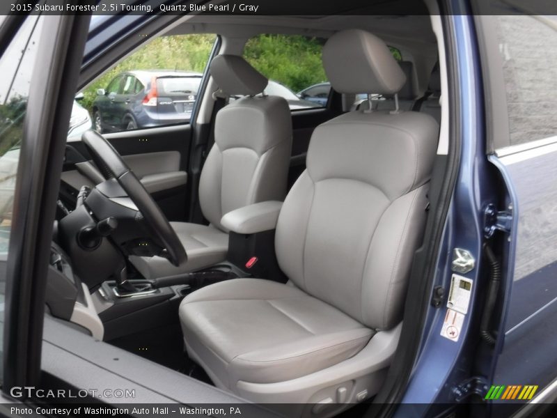 Quartz Blue Pearl / Gray 2015 Subaru Forester 2.5i Touring