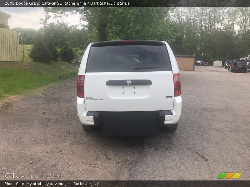 Stone White / Dark Slate/Light Shale 2008 Dodge Grand Caravan SE