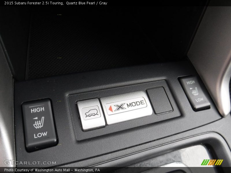 Quartz Blue Pearl / Gray 2015 Subaru Forester 2.5i Touring
