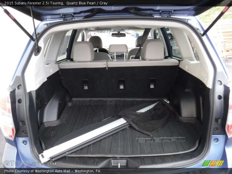Quartz Blue Pearl / Gray 2015 Subaru Forester 2.5i Touring