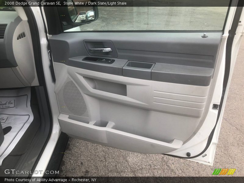 Stone White / Dark Slate/Light Shale 2008 Dodge Grand Caravan SE