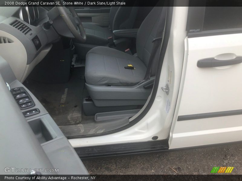 Stone White / Dark Slate/Light Shale 2008 Dodge Grand Caravan SE