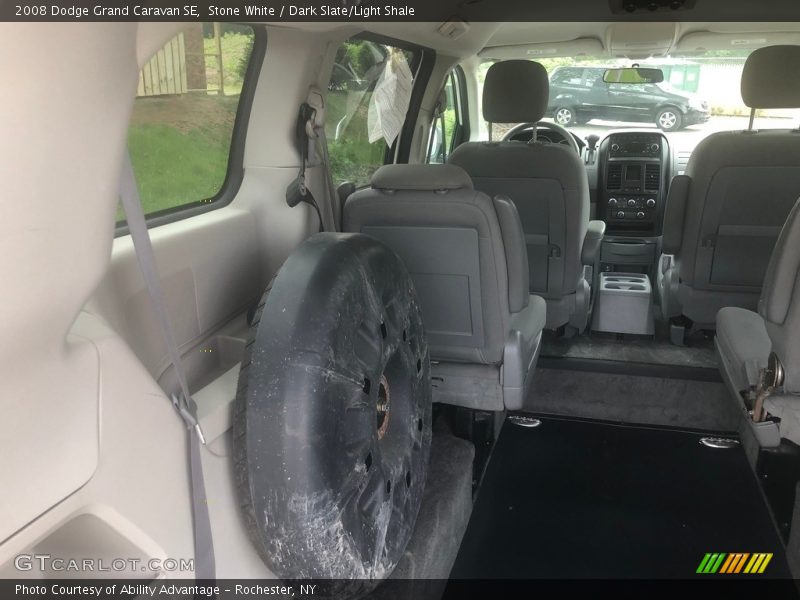 Stone White / Dark Slate/Light Shale 2008 Dodge Grand Caravan SE