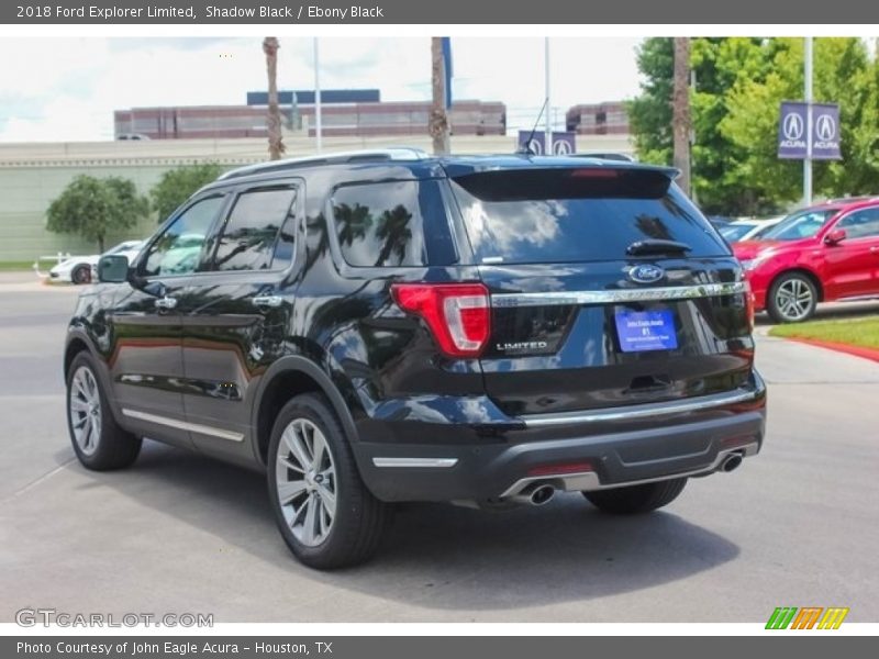 Shadow Black / Ebony Black 2018 Ford Explorer Limited