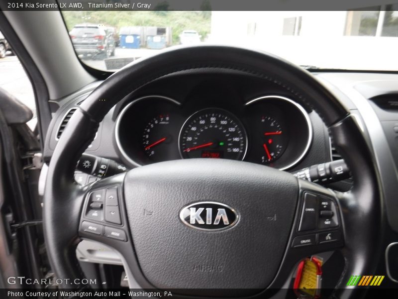 Titanium Silver / Gray 2014 Kia Sorento LX AWD