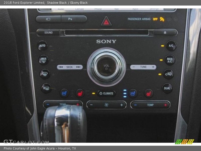 Shadow Black / Ebony Black 2018 Ford Explorer Limited
