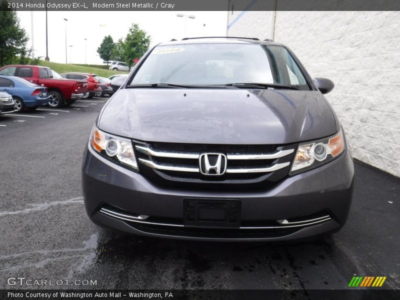 Modern Steel Metallic / Gray 2014 Honda Odyssey EX-L