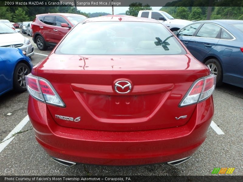 Sangria Red Mica / Beige 2009 Mazda MAZDA6 s Grand Touring