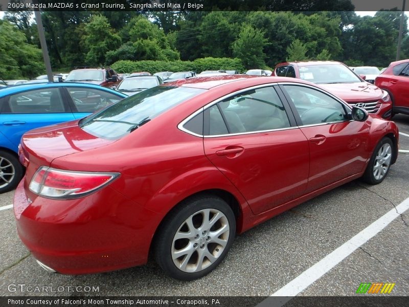 Sangria Red Mica / Beige 2009 Mazda MAZDA6 s Grand Touring