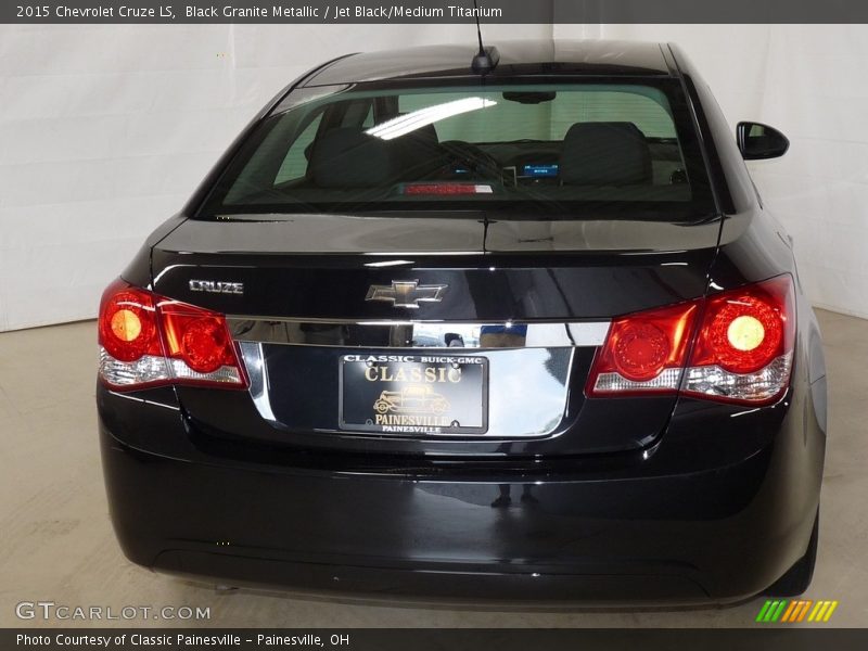 Black Granite Metallic / Jet Black/Medium Titanium 2015 Chevrolet Cruze LS