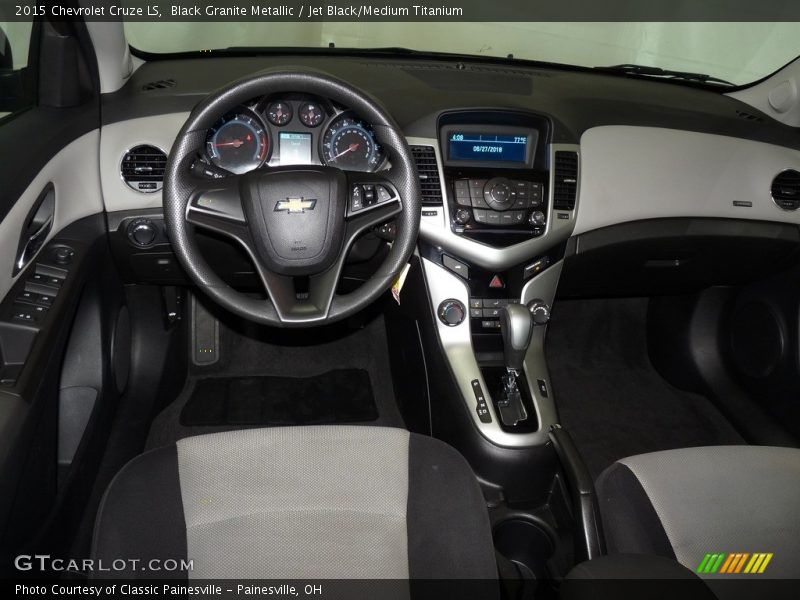 Black Granite Metallic / Jet Black/Medium Titanium 2015 Chevrolet Cruze LS