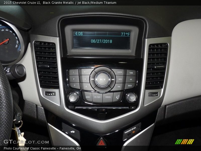 Black Granite Metallic / Jet Black/Medium Titanium 2015 Chevrolet Cruze LS