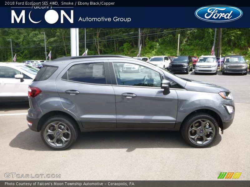 Smoke / Ebony Black/Copper 2018 Ford EcoSport SES 4WD