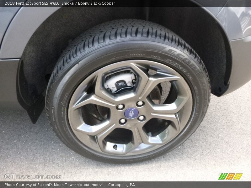 Smoke / Ebony Black/Copper 2018 Ford EcoSport SES 4WD