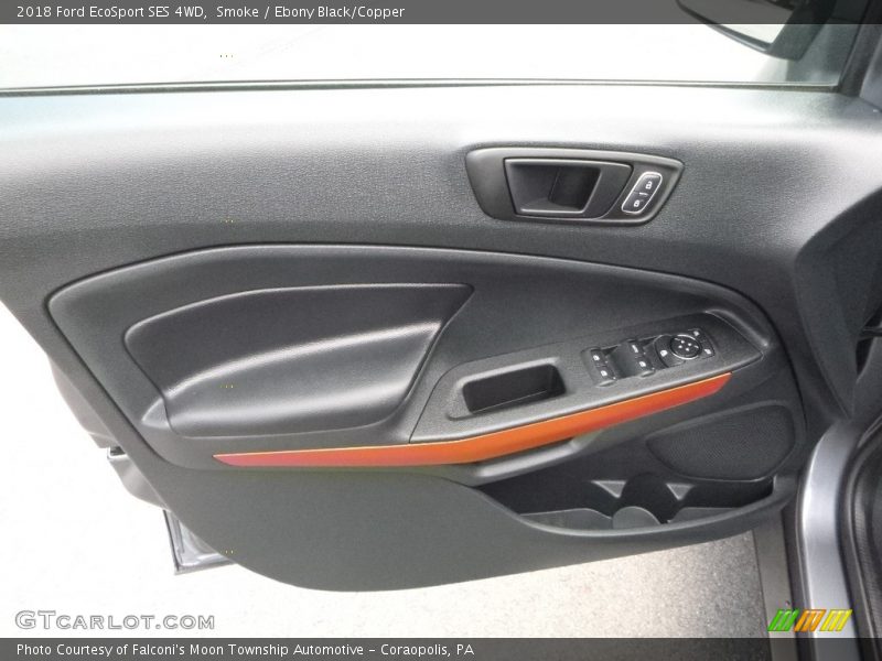 Smoke / Ebony Black/Copper 2018 Ford EcoSport SES 4WD