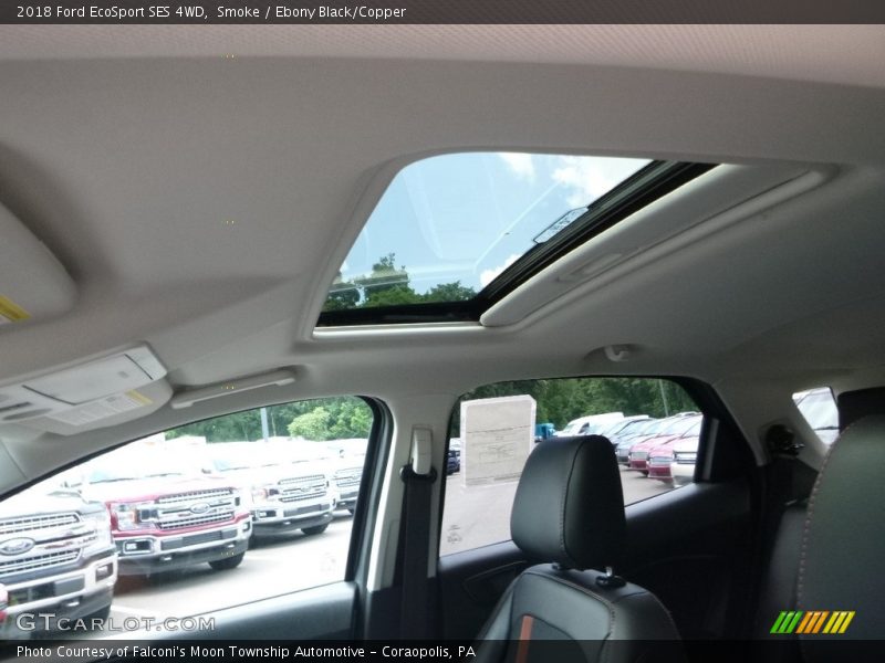 Smoke / Ebony Black/Copper 2018 Ford EcoSport SES 4WD