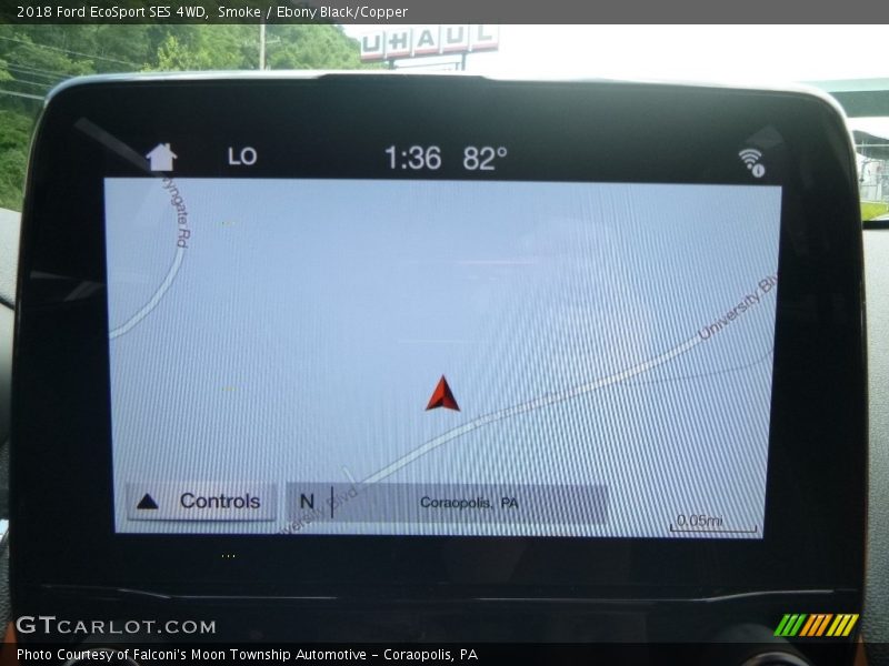 Smoke / Ebony Black/Copper 2018 Ford EcoSport SES 4WD