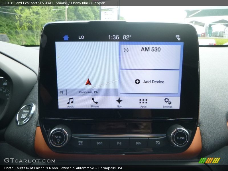 Smoke / Ebony Black/Copper 2018 Ford EcoSport SES 4WD