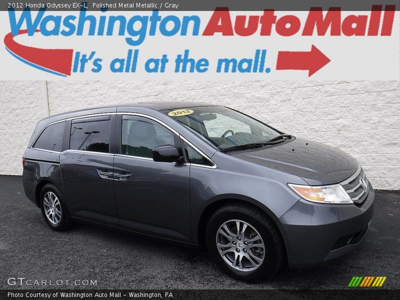 Polished Metal Metallic / Gray 2012 Honda Odyssey EX-L