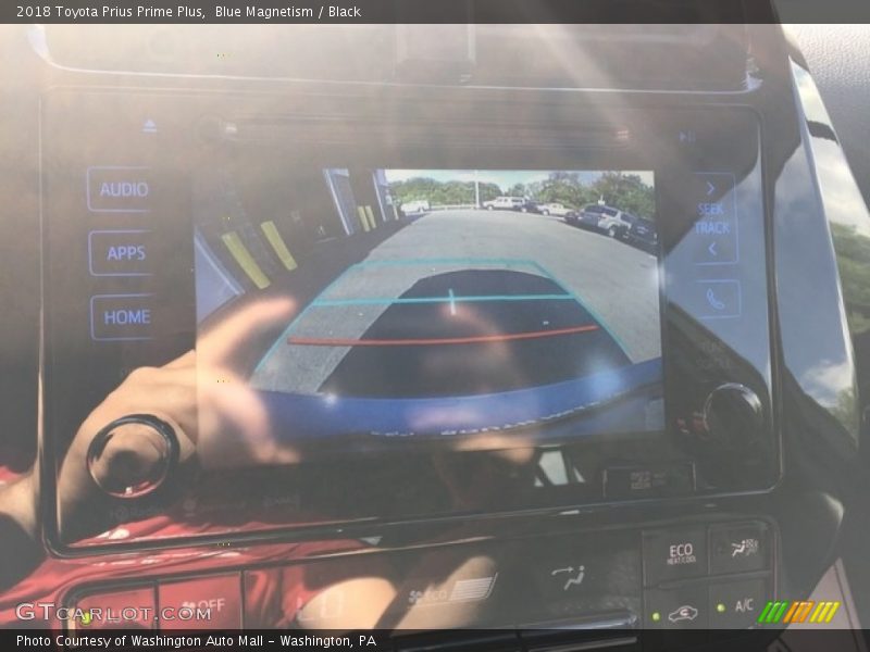 Blue Magnetism / Black 2018 Toyota Prius Prime Plus