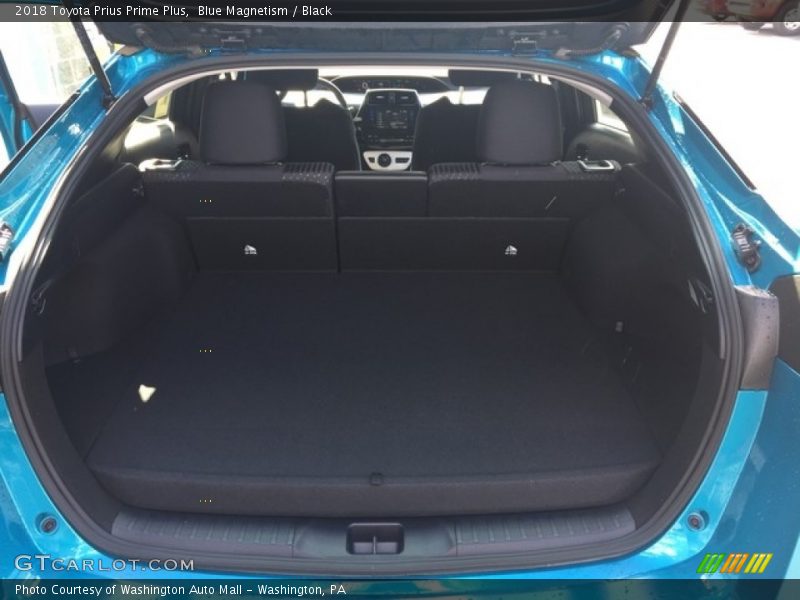 Blue Magnetism / Black 2018 Toyota Prius Prime Plus
