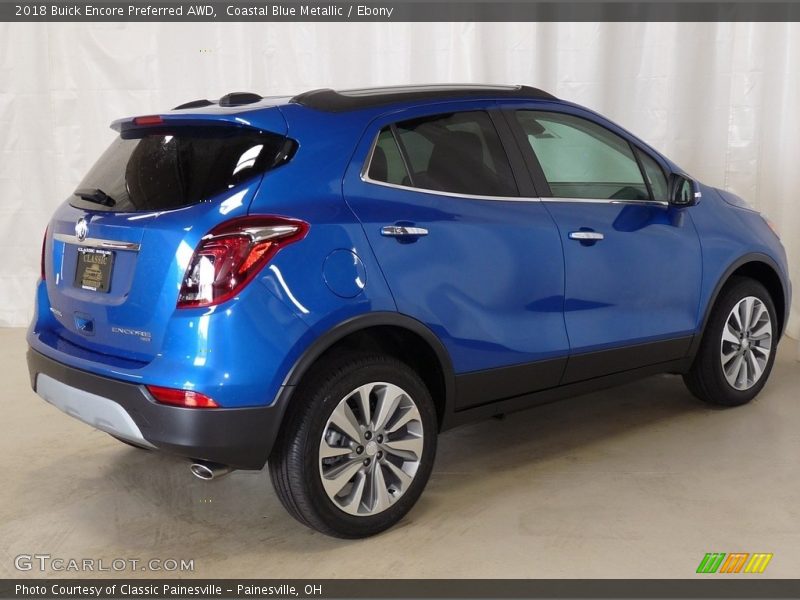 Coastal Blue Metallic / Ebony 2018 Buick Encore Preferred AWD