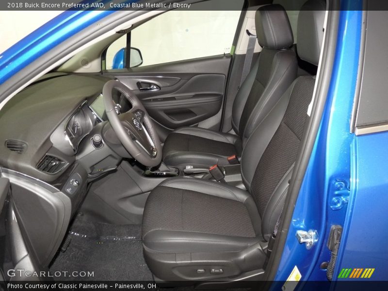 Coastal Blue Metallic / Ebony 2018 Buick Encore Preferred AWD