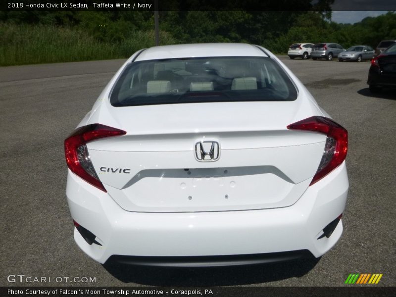 Taffeta White / Ivory 2018 Honda Civic LX Sedan