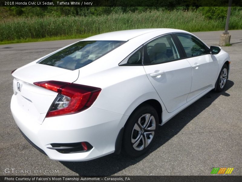 Taffeta White / Ivory 2018 Honda Civic LX Sedan
