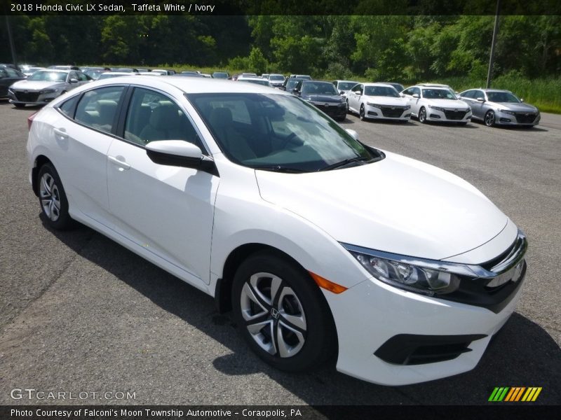 Taffeta White / Ivory 2018 Honda Civic LX Sedan