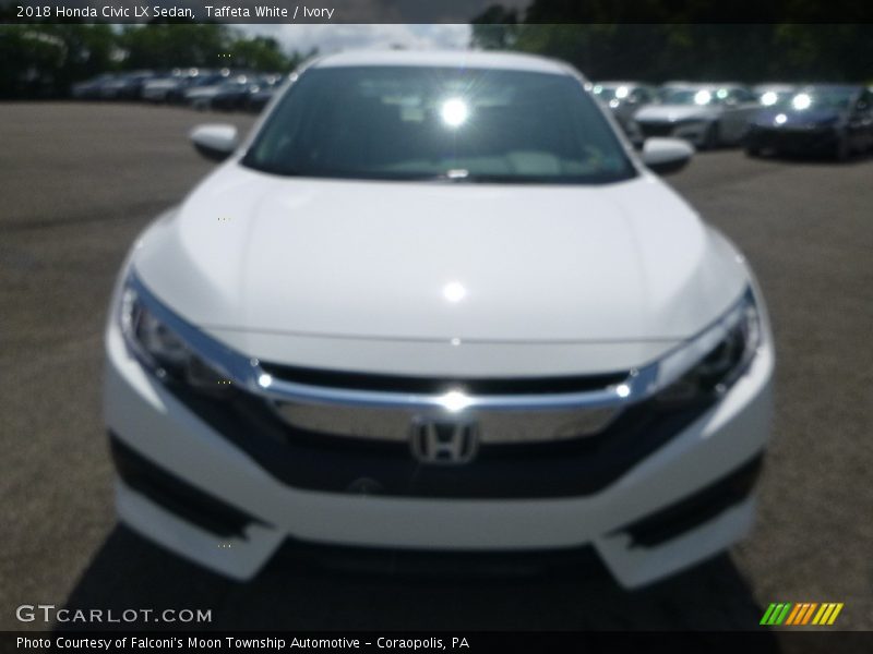 Taffeta White / Ivory 2018 Honda Civic LX Sedan