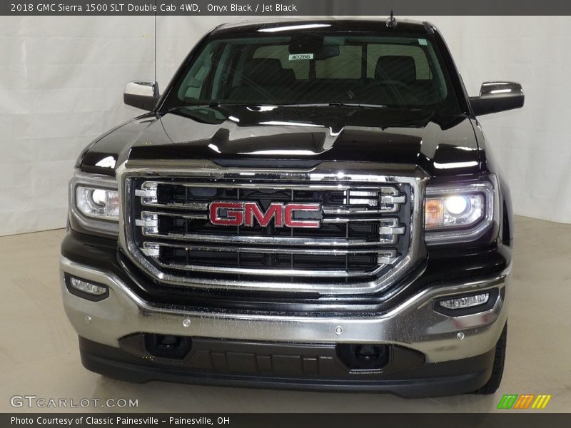 Onyx Black / Jet Black 2018 GMC Sierra 1500 SLT Double Cab 4WD