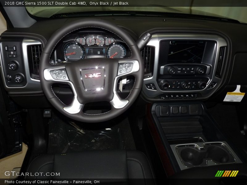Onyx Black / Jet Black 2018 GMC Sierra 1500 SLT Double Cab 4WD
