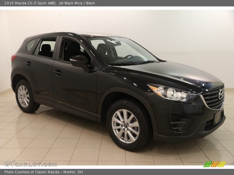 Jet Black Mica / Black 2016 Mazda CX-5 Sport AWD