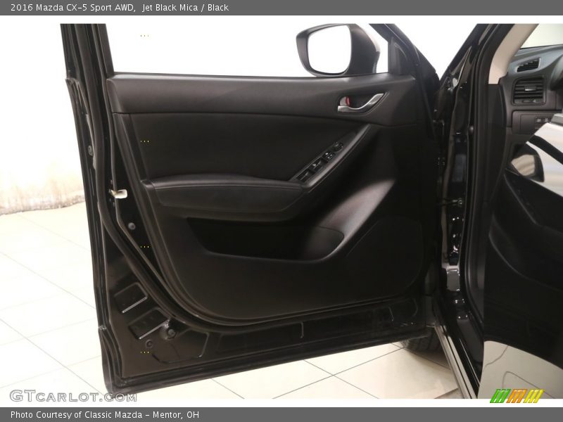 Jet Black Mica / Black 2016 Mazda CX-5 Sport AWD