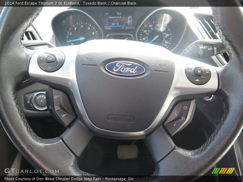 Tuxedo Black / Charcoal Black 2014 Ford Escape Titanium 2.0L EcoBoost