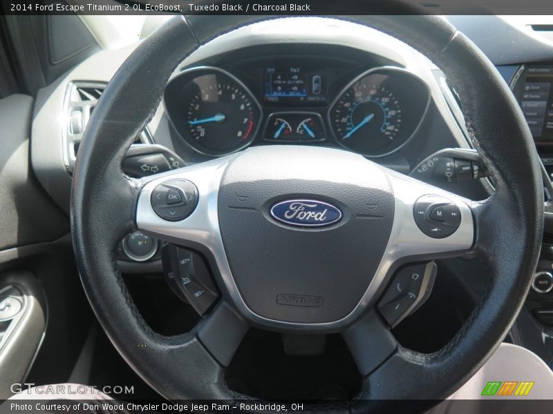 Tuxedo Black / Charcoal Black 2014 Ford Escape Titanium 2.0L EcoBoost