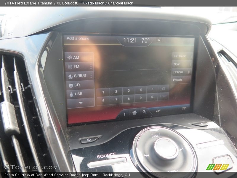 Tuxedo Black / Charcoal Black 2014 Ford Escape Titanium 2.0L EcoBoost