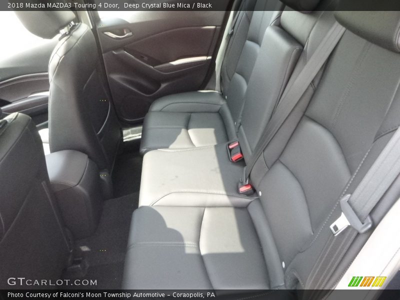 Deep Crystal Blue Mica / Black 2018 Mazda MAZDA3 Touring 4 Door