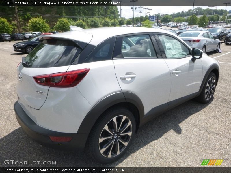 Snowflake White Pearl Mica / Black 2019 Mazda CX-3 Touring AWD