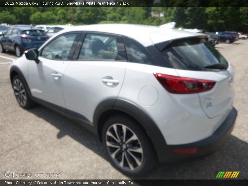 Snowflake White Pearl Mica / Black 2019 Mazda CX-3 Touring AWD