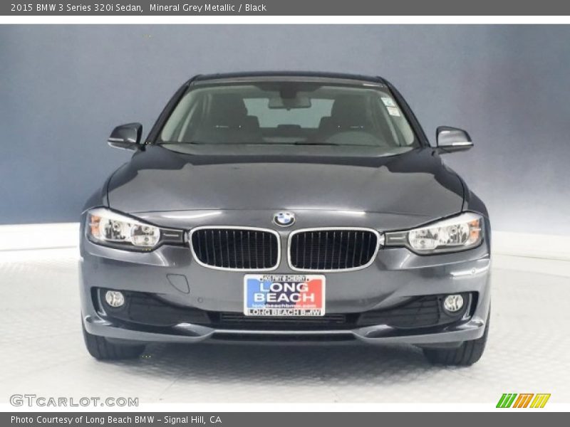 Mineral Grey Metallic / Black 2015 BMW 3 Series 320i Sedan