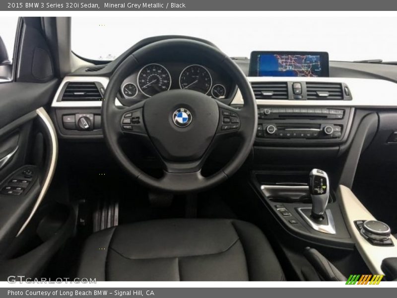 Mineral Grey Metallic / Black 2015 BMW 3 Series 320i Sedan