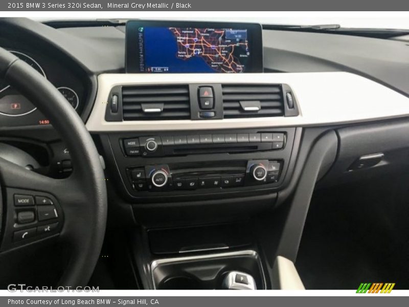 Mineral Grey Metallic / Black 2015 BMW 3 Series 320i Sedan